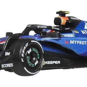 Hot Wheels 1:64 Scale Premium Race Team Williams - Driver 1 Die-Cast Formula 1® Collectible Toy Race Car with Real Riders Tires & Metal/Metal Body & Chassis